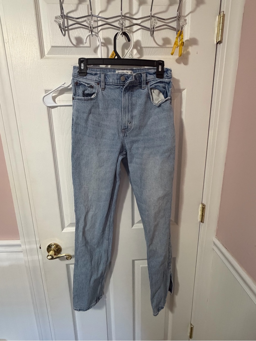 Abercrombie & Fitch Light Blue High-Rise Women's Jeans